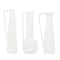 CosmoLiving by Cosmopolitan Set of 3 White Ceramic Modern Vase, 17", 16", 16"